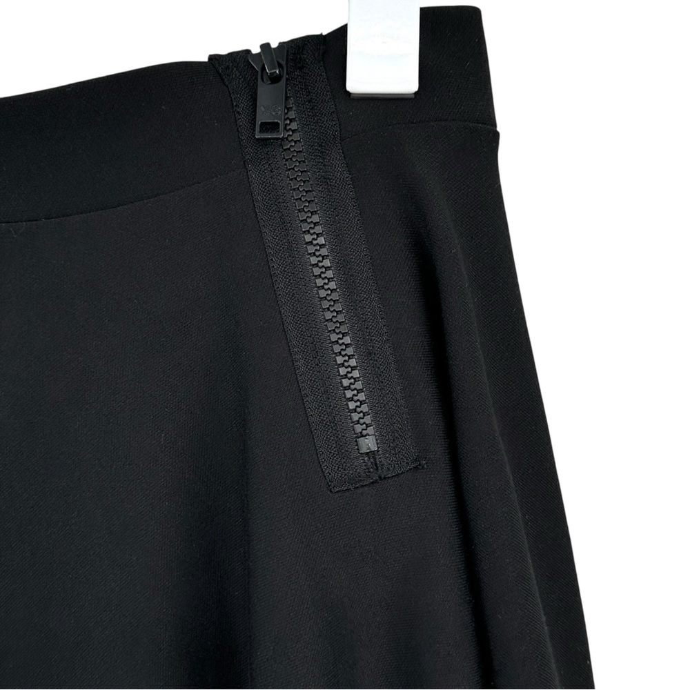 [sold] Y-3 Yohji Yamamoto Black Asymmetric Midi Skirt Poncho Cape Convertible - Picture 13 of 16